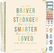 bloom daily planners Undated Chronic Illness Planner & Medical Journal - 12 Month Pain & Symptom Tracker, Mood Diary & Medication Log, Appointment Organizer - Includes Stickers! (7” x 9”) - You Are Stronger Than You Think