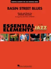 Basin Street Blues Score & Parts Essential Elements Jazz Ensemble Music Book CD