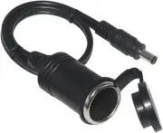 12V Cigarette Lighter Female Socket to DC 5.5 mm x 2.1mm Barrel Plug 30CM 12 ...