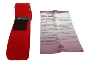 Clever Yoga 8-Foot Yoga Strap Red Excercise Stretching NIB