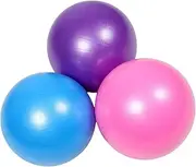 3pcs Anti-Burst PVC Pilates Ball for Yoga Pregnancy Balance Training Mini Exercise Ball Anti-Slip Surface