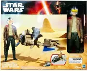 Hasbro Disney Star Wars Speeder Bike With Poe Dameron Action Figure Playset