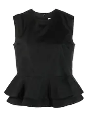 [COMME des GARCONS] 荷葉邊背心襯衫