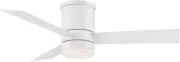 Modern Forms Axis Flush Mount Smart Ceiling Fan - 44" Matte White