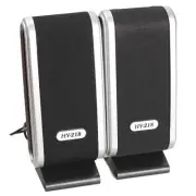 1X(2 Pcs USB Computer Speakers Portable Speaker Stereo 3.5mm with Ear Jack9401