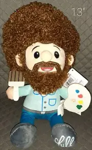 3x Kidrobot 9" Bob Ross Joy of Painting Shelf Sitter Phunny Happy Tree Dolls