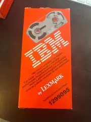 IBM Typewriter Black Film Ribbon Lexmark #1299095 High Yield Correctable NEW