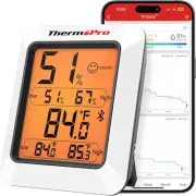 ThermoPro Hygrometer Thermometer for House TP350, Bluetooth Room
