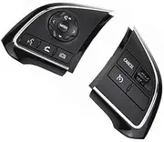 Vuzmode Car Cruise Control Button, for Mitsubishi, for Trito, for Outlander, for Xpander, for Strada Cruise Control Switch Steering Wheel Button Audio Volume Switch Auto Parts Steering Wheel Control S