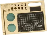 Hellery Patchwork Cutting Mat Compact Tool Organizer for DIY Sewing Projects, 21cmx14.8cmx1.2cm