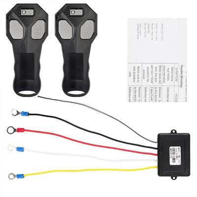12V Wireless Winch Remote Control Handset Switch Recovery For Off Roaders Truck