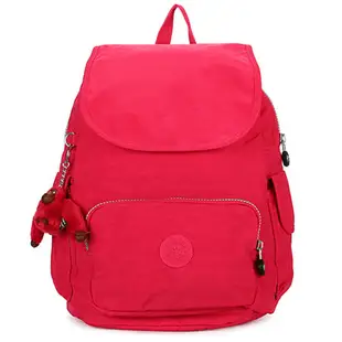 Kipling 經典Basic尼龍CityPack後背包(活力紅)