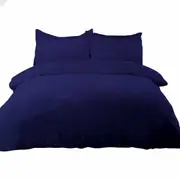 Midnight Teddy Bear Fleece Soft Warm Quilt Doona Cover Set Single KS Double Queen King SK