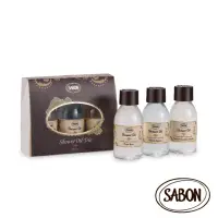 在飛比找momo購物網優惠-【SABON】迷你沐浴油禮盒(綠玫瑰+SABON經典+茉莉花