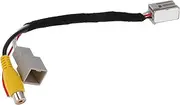 X AUTOHAUX 1Pcs Rear View Camera Adapter Wire Harness Cable for Mitsubishi Outlander ASX GF GG ZJ ZK 13-20 Front Reverse Backup Camera Wiring Harness Gray Metal