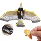 Fake Owl Decoy to Scare Birds Away-Scarecrow with Light, Movable Wings & Sound