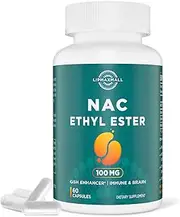 N-Acetyl Cysteine Ethyl Ester - Higher Bioavailability - Boost Glutathione - Immune System & Antioxidant Support for Adults , NACET (60 Vegetarian Capsules - 1 Pack)