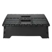 Portable Folding Step Stool Black Step Ladder For Elderly Pregnant Bathroom NEY