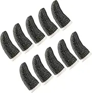 COHEALI 10Pcs Sweat Finger Sleeves for Gaming Breathable Touchscreen Compatible with Mobile Game Controllers Flexible Design for Enhanced Grip and Comfort