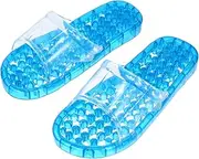 UTHCLO 1 Pair Hollowed Draining Massage Slippers for Home Use Lightweight and Comfortable Bathing Shower Footwear Unisex Design for Relaxation and Convenience
