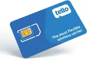 Tello Mobile - Bring Your Own Phone - 3 in 1 GSM SIM Card Kit *NEW*
