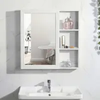 在飛比找蝦皮商城精選優惠-太空鋁浴室鏡櫃 衛浴鏡箱 鏡櫃 室鏡子 儲物鏡 化妝鏡 浴鏡
