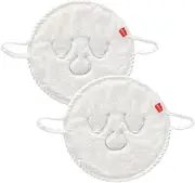 SOLUSTRE 2pcs Reusable Hot Cold Face Towel Mask Facial Beauty Towel for Skincare