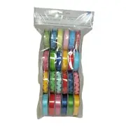 American Crafts - Value Pack Premium Ribbon 24 Spools (.375" X 4 Feet Each)