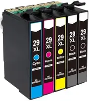 5 x Generic 29XL Ink Cartridges for Epson XP235 XP245 XP335 XP432 XP435 XP442