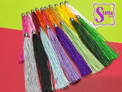 10pcs Tassel With Plastic Cap | Mix Colors Cotton Tassel | Tassel | Craft | DIY