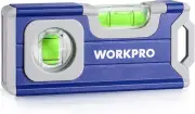 WORKPRO Small Level, 4-1/2 Inch Mini Level Tool, Magnetic Pocket Level with 2 Di