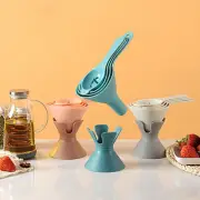 Multifunctional Funnel with Strainer Filter Practical Reusable 6 in 1 Filter HG