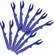 PHENOFICE Strong Plastic Crab Forks Seafood Tools Perfect for Home Restaurant Use