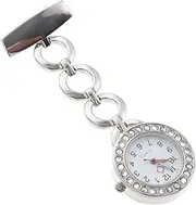 Gatuida Nurse Fob Watch: Clip on Nursing Watch with Second Hand for Medical Professionals Pocket Watch Pin Watch Alloy