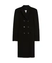 Long-sleeved wool coat IT44 black