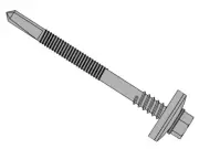 ForgeFix TechFast Composite Panels to Steel Hex Screw No.5 Tip 5.5 x 105mm Box