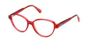 Max & Co. MO5061 066 Women’s Glasses Red Size 52 - Private Health Rebate - Blue Light Block Available
