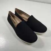 LifeStride Next Level Flats Women’s Sz 9 Black Knit Slip On Shoes NEW