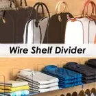 2/4/6Pcs Closets Shelf Acrylic Shelf Dividers Closet Storage