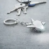 在飛比找樂天市場購物網優惠-《Philippi》LED飛機鑰匙圈(亮銀) | 吊飾 鎖匙