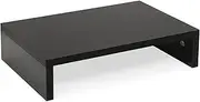 TEAMIX 14.2 inch Monitor Stand Riser, Wood Monitor Riser with Storage for Desk Small Monitor Stand TV/Screen/PC/Laptop Riser Computer Stand Desktop Shelf