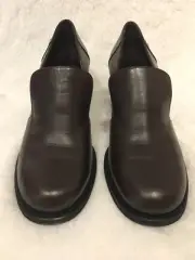 Chanel 65MM Loafer with CC Chunky Heel in Brown 41.5 & 42 $850
