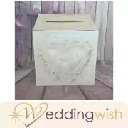 Vintage Lace Design Cardboard Wishing Well Card Box