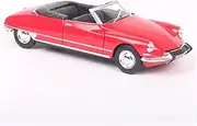 Scale Finished Model Car 1:24 Diecast Vehicle for Citroen DS 19 Cabriolet Simulation Alloy Classic Car Model Collectible Souvenir Miniature Replica Car