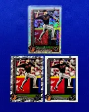 2025 Topps Series 1 Baseball Gunnar Henderson #65 (3) Card Lot Base, Parallels