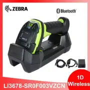 Zebra LI3678-SR0F003VZCN Ultra-Rugged Cordless 1D USB Barcode Scanner Imager Kit