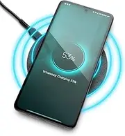 Encased Wireless Charger Pad for Samsung Models (Quick Charge 3.0) Galaxy S22/S23/S24 (Fast Charging Qi Enabled) Non-Slip, Case Compatible