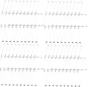 Sets Fishing Supplies Swivels Snap Design Lines Fishing Lures Metal Lines for Anglers Pcs
