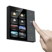 3.5 Inch Smart Wall Switch Touch Screen 4 Groups Switch 8-Way Scene Radar8211