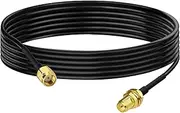 BINGFU RP-SMA Male to RP-SMA Female Cable 2 m RG174 WiFi Antenna Extension Coaxial Cable for Wireless Mini PCI Express PCIE Network Card USB WiFi Adapter WiFi Router Booster IP Camera